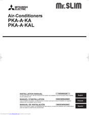 Mitsubishi Electric Mr.Slim PKA-A KA Installation Manual