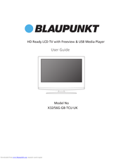 Blaupunkt X32-GB-TCU-UK User Manual