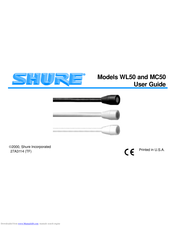 Shure MC50 User Manual