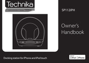 Technika SP112iPH Owner's Handbook Manual