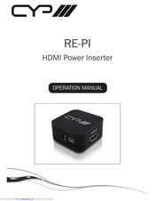 CYP RE-PI Operation Manual