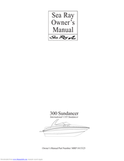 Sea Ray 300 Sundancer Owner's Manual