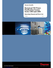 Thermo Scientific D14031 Operating Manual