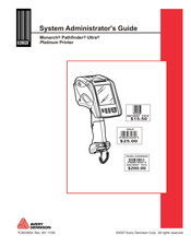 Avery Dennison Monarch Pathfinder Ultra System Administrator Manual