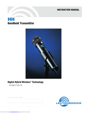 Lectrosonics HH Instruction Manual