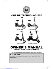 Currie tech Scoot-E DD Series Owner's Manual