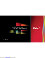 Vivitar VIV-RF-520 Instruction Manual