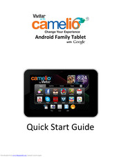 Vivitar Camelio Quick Start Manual