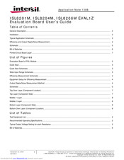 Intersil ISL8206M EVAL1Z User Manual