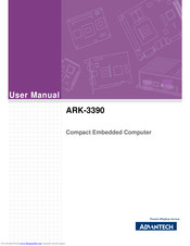Advantech ARK-3390 User Manual
