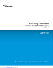 BlackBerry STORM 9550 User Manual