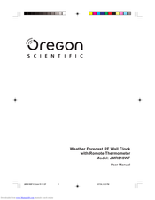 Oregon Scientific JMR818WF User Manual