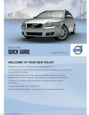 Volvo V50 Quick Manual