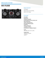 Samsung MX-F630B Quick Manual
