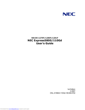 NEC NEC Express5800/110Gd User Manual