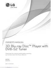 LG BDS580 Owner's Manual