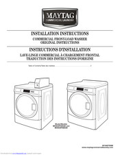Maytag MHN30PDCGW Installation Instructions Manual