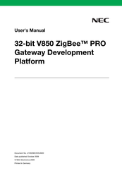 Nec V850 ZigBee Pro User Manual