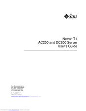 Sun Microsystems AC200 User Manual