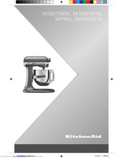 KitchenAid 5KSM7580X Instructions Manual