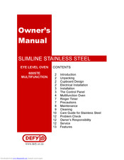 Defy 600STE User Manual
