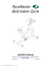 PaceMaster Gold Indoor Cycle Owner's Manual