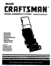 Craftsman 917.373491 Owner's Manual