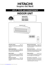 Hitachi RAD-40NH4 Installation Manual