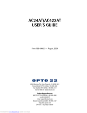 OPTO 22 AC24AT User Manual