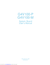 DFI G4V100-M User Manual