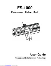 Professional Entertainment Technology FS-1000 User Manual