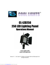 Cool lights CL-LED256 Operation Manual