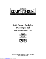 Rail King Ready to Run 4-6-0 Steam Freight/Passenger Set Operation Manual