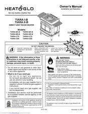 Heat & Glo TIARAI-BR-B Owner's Manual