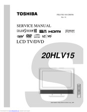 Toshiba 20HLV15 Owner's Manual