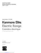Kenmore Elite 970.6986 Series Use & Care Manual