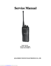 QUANZHOU WOUXUN KG-619 Service Manual