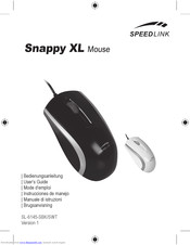 Speed Link Snappy XL SL-6145-SBK Version 1 User Manual