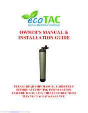 EcoTAC 10 Installation Manual