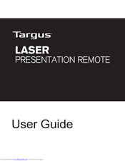 Targus Targus Laser Presentation Remote User Manual