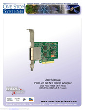 One Stop Systems OSS-PCIe-HIB25-x8-T User Manual