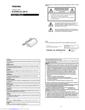 Toshiba B-EP800-AC-QM-R Owner's Manual
