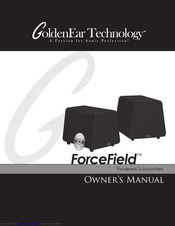 GoldenEar Technology ForceField 4 Owner's Manual