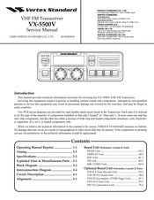 Vertex Standard VX-5500V Service Manual