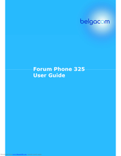 BELGACOM Forum Phone 325 User Manual