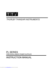 TTI PL330QMT Instruction Manual
