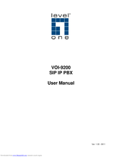 LevelOne VOI-9200 User Manual