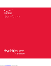 Kyocera Verizon Hydro Elite User Manual