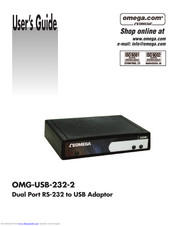 Omega OMG-USB-232-2 User Manual