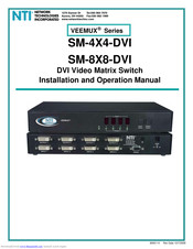 NTI SM-4X4-DVI User Manual